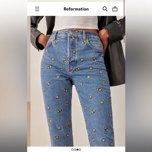 Reformation mixed emotion jean